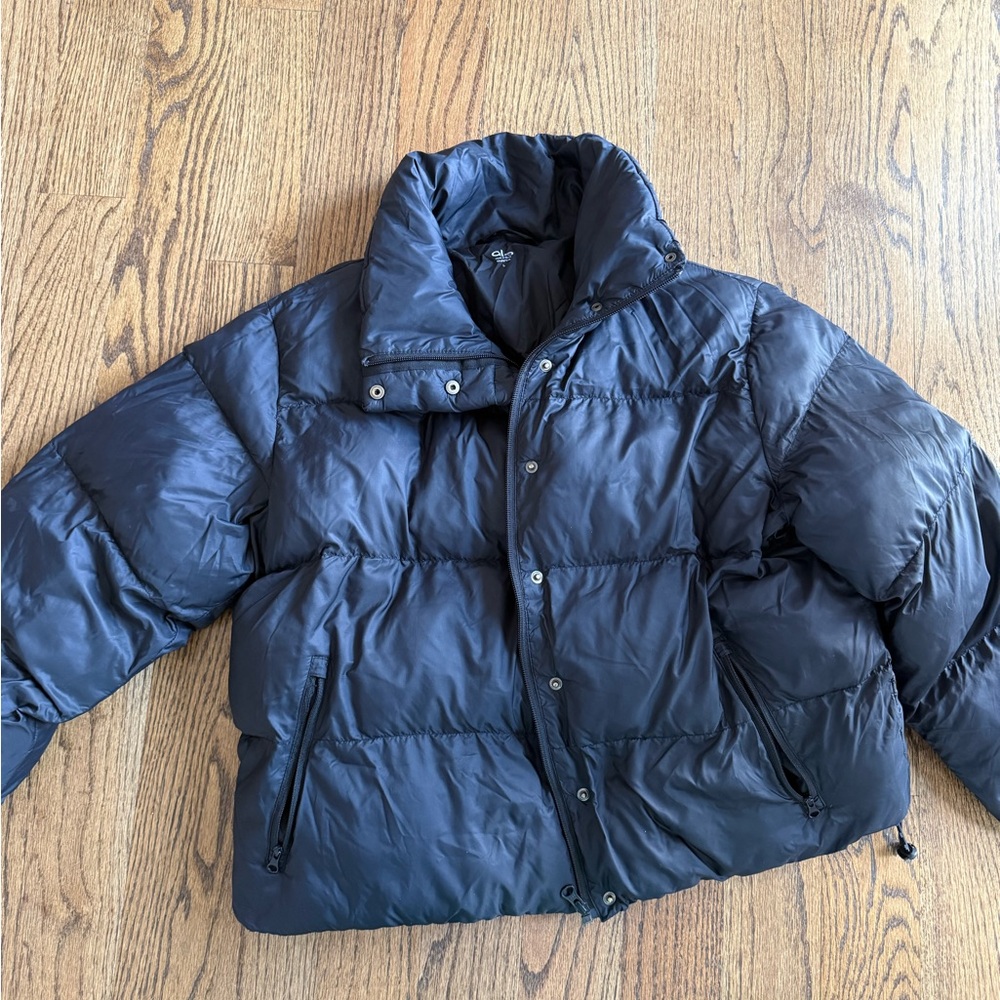 ALO Yoga LARGE Black Puffer Jacket